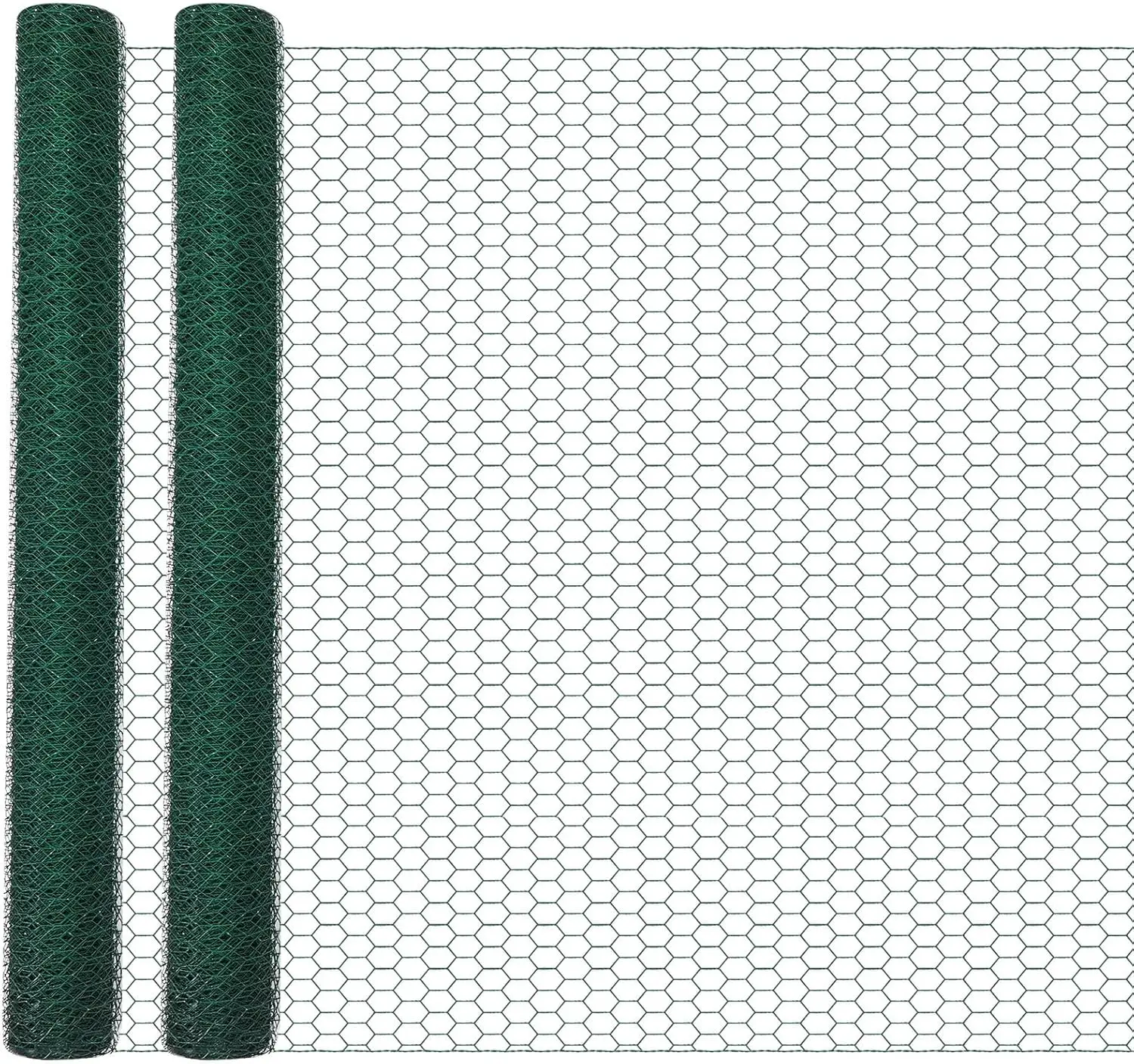 

Green Chicken Wire Fencing Mesh Floral Crafts Poultry Garden Hexagonal Galvanized Hardware Cloth Coop Barrier Rabbit Cage