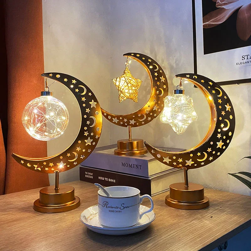 

Homeleo Rustic Moon Lamp For Ramadan Decorations Lampu Raya Hari Raya Decoration