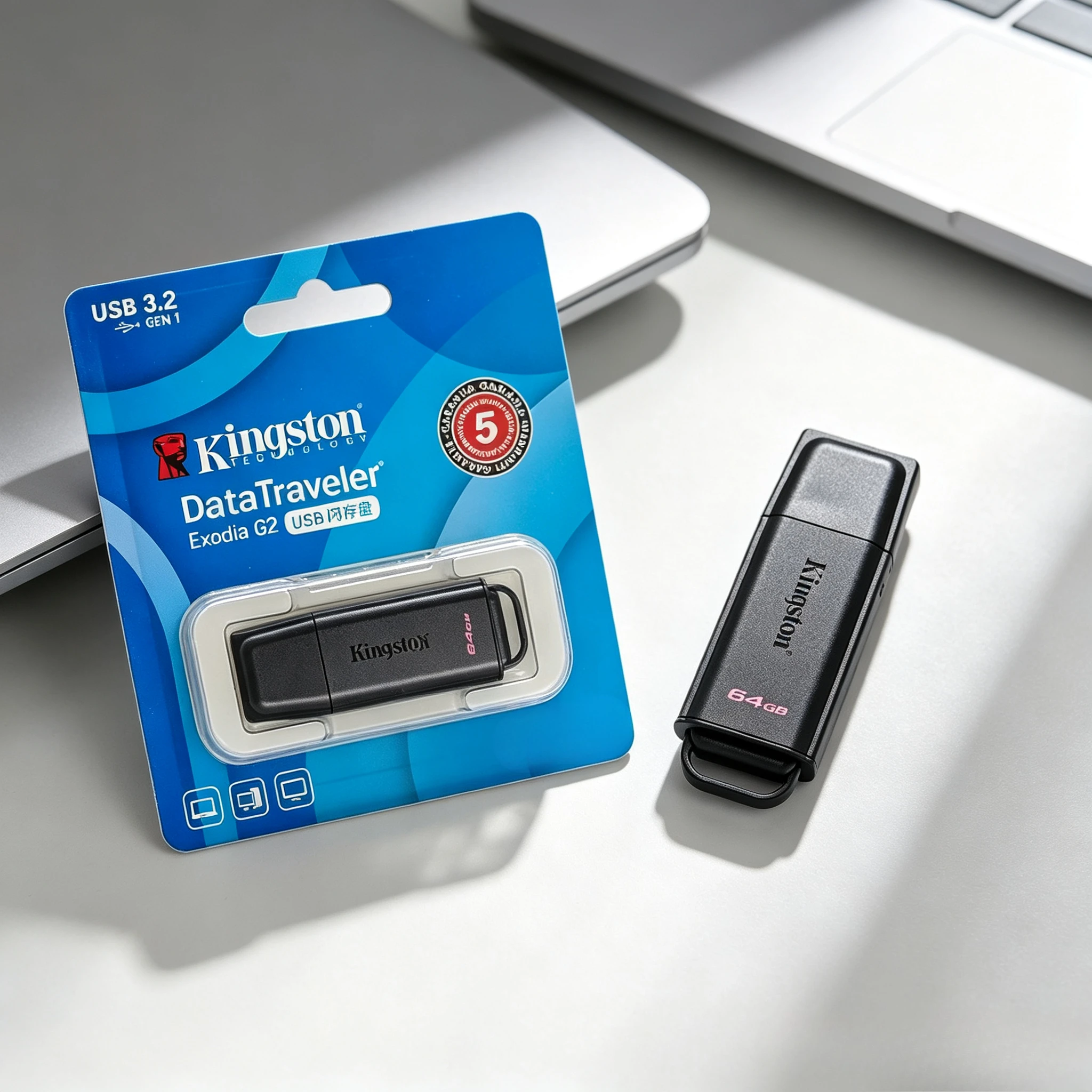Kingston DataTraveler Exodia USB Flash Drive USB 3.2 Pen Drive DTXG2 64GB 128GB 256GB 512GB U Disk Memory Stick for Computer
