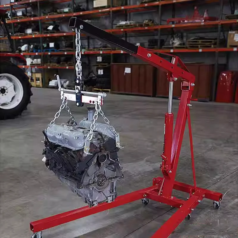 

Engine Hoist Balancing Frame 900KG Workshop Crane Load Balancer for Automotive Engine Maintenance and Relocation