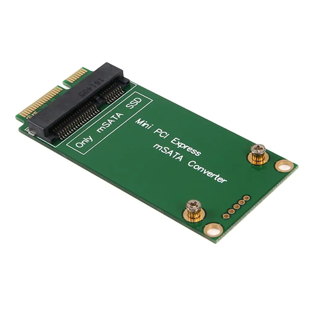 

Mini Pcie SATA Converter Msata SSD Adapter Card Hard Drive Expansion Module for Fast Storage Solution