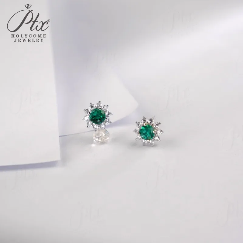 

Lab Grown Gemstone Stud Earrings 0.8-1.5CT 925 Sterling Silver Material Screw Back Design Suitable for Halloween Gifts
