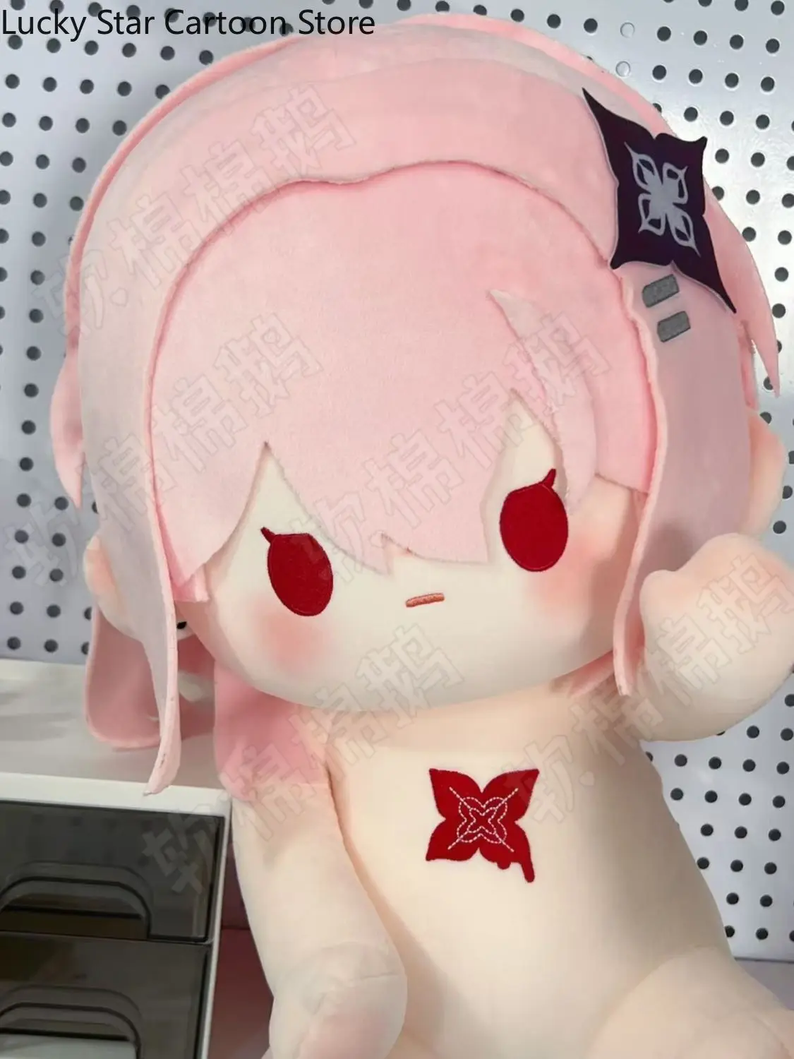 

40cm Anime Honkai: Star Rail March 7th Cute Cartoon Figure Idol Stuffed Pillow Kawaii Sitting Posture Mascot Cosplay Xmas Gifts