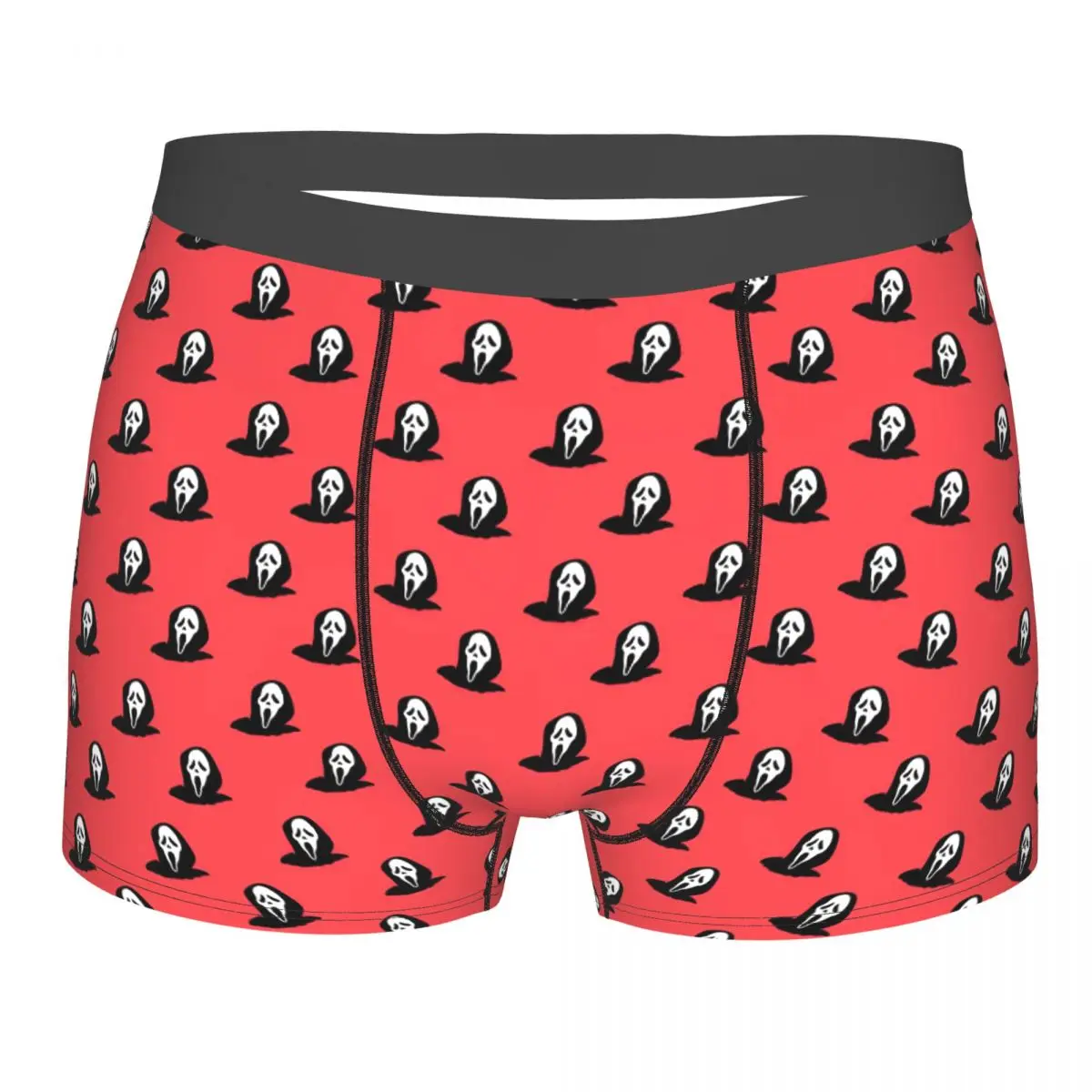 

Seamless Pattern Spooky Halloween Ghost Underpants Breathbale Panties Male Underwear Print Shorts Boxer Briefs