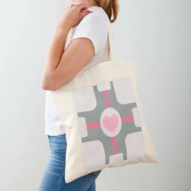 

Cute Companion Cube Tote Bag Canvas stote bag personalized tote cloth bag woman cute pouch