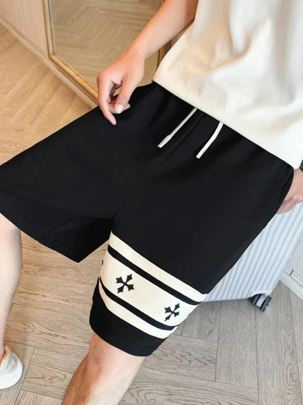 

Мужские повседневные прямые пляжные брюки High-End Color Blo, свободного кроя, для подростков, летние, модные, из полиэстеровой смеси, легкие в уходе