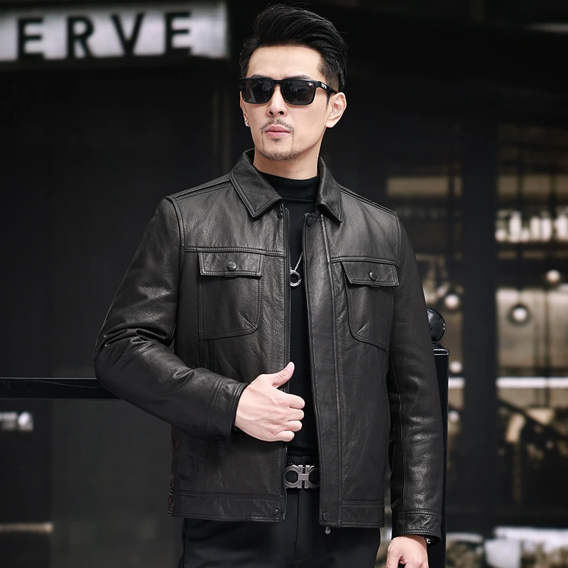 Black mink fur inner