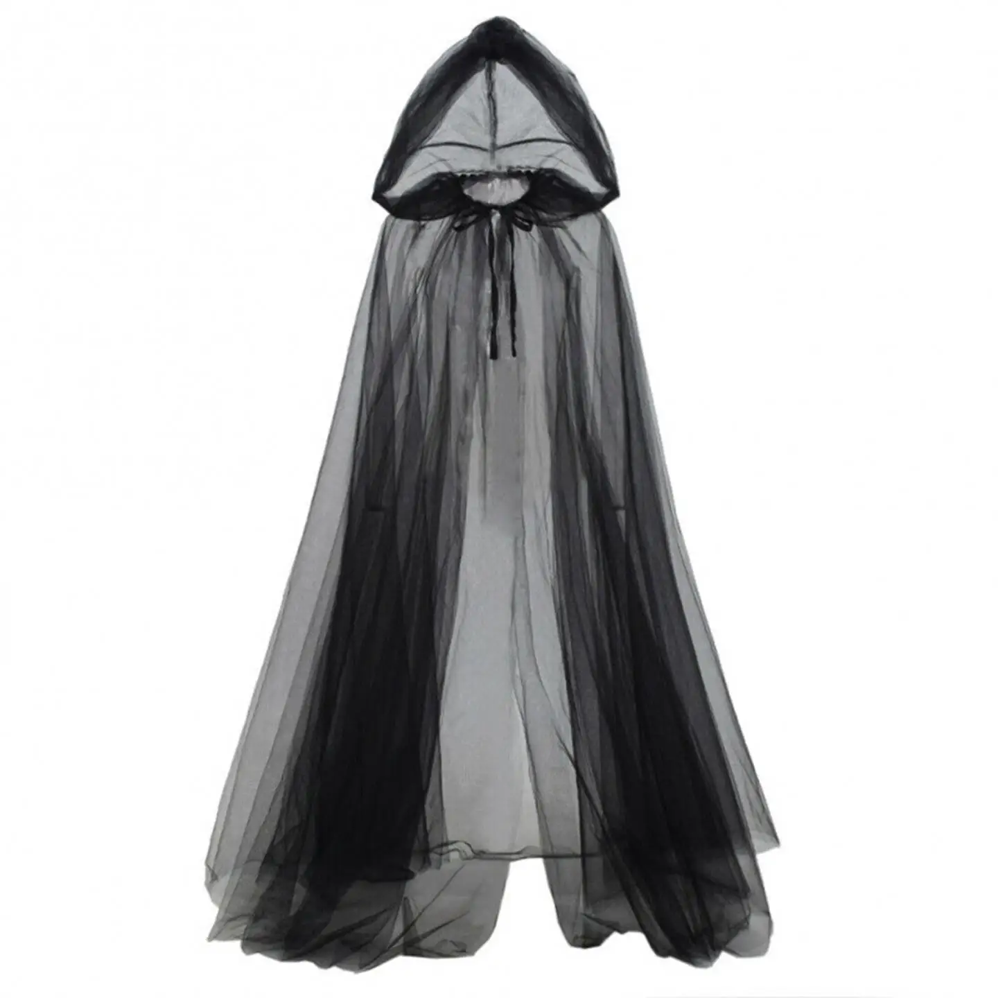 loween Cosplay Costume fantôme longue cape à capuche sorcière Par Dr Street Sle fibre de triacétate série Princ t-shirt quart...