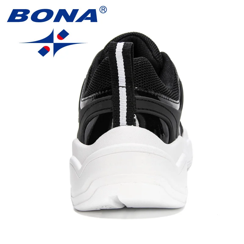 BONA 2023 New Designers Trendy Sneakers Platform Luxury Heightening Comfortable Casual Shoes Woman Breathable Walking Shoes Lady