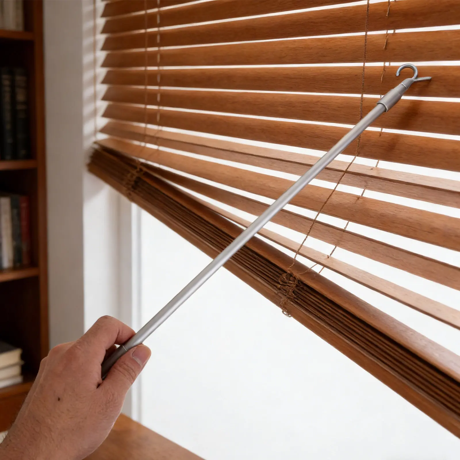 Curtain Rod Window Halloween Christmas Aluminum Alloy Telescopic Rod Blinds Pull Rod Curtain Pull Rod Curtain Rod Pull Draw