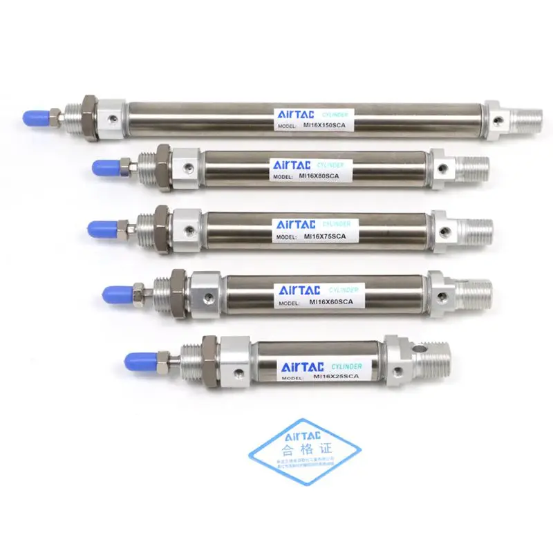 Airtac type MA16X30SCA MA20X40SCA MA25X40SCA Pneumatic Air Cylinder MA20X50SCA MA25X75SCA MA32X175SCA MA40X200SCA MA16X100SCA