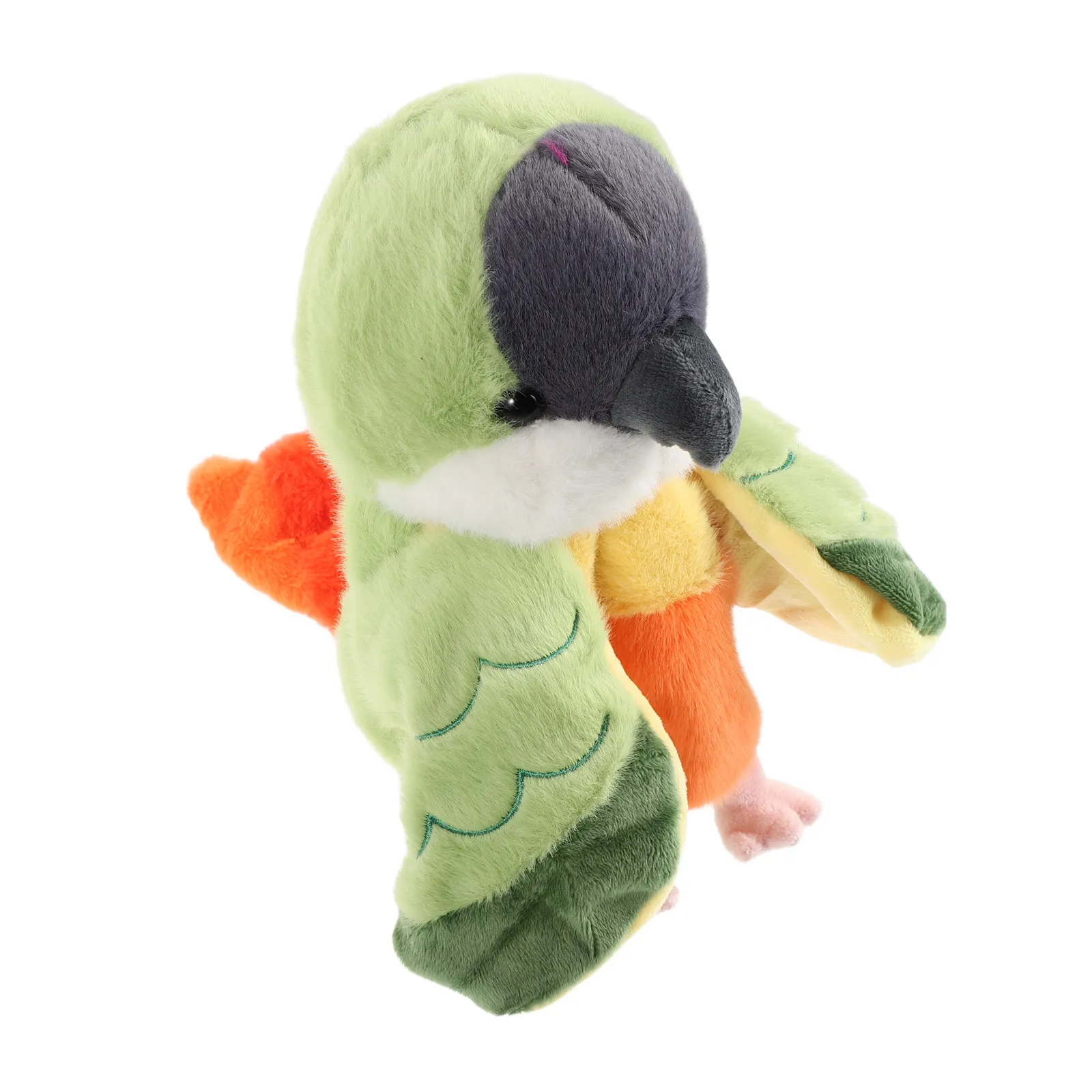 

Parrot Hand Puppet for Kids - Soft Comfortable Fabric Ideal Puppet Show Game Birthday Christmas Halloween Party Imaginative Zoo