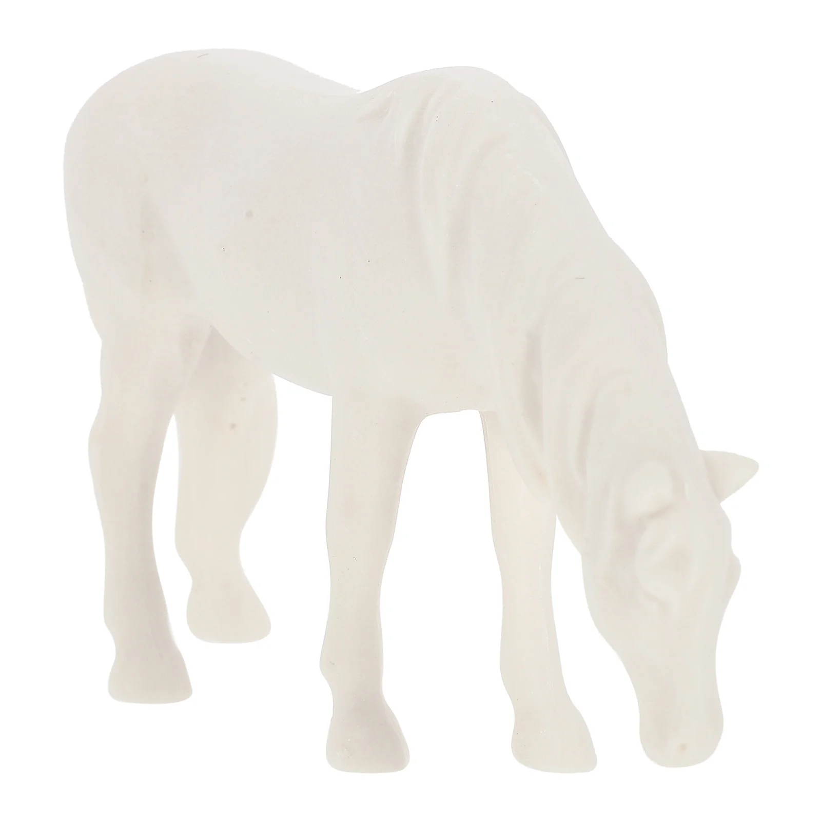 

1pc Mini Horse Resin Ornament For Aquarium Reptile Tank Decor Small Simulation Landscaping Figure Durable Waterproof