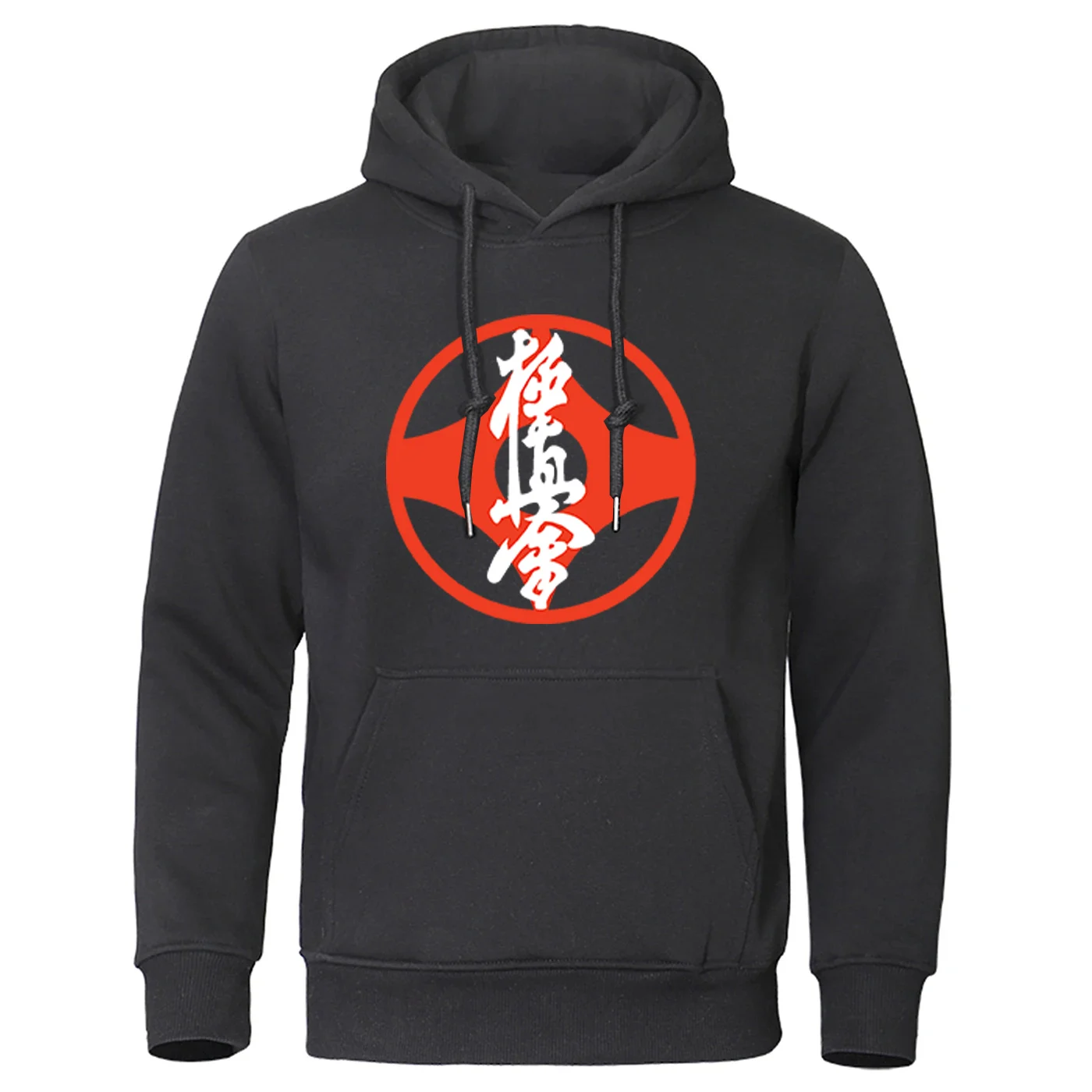 2025 الربيع والخريف رجل كيوكوشين الكاراتيه Masutatsu Oyama اليابان شعار طباعة ضئيلة معطف الموضة بلوفر عالي الجودة هوديس