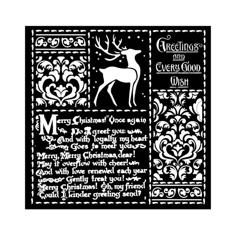 Dahlias Large Linework Abstract Block Atc Monteith Stencils for DIY Flower Card Gift Craft Scrapbook Photo Album Molds 2026 New