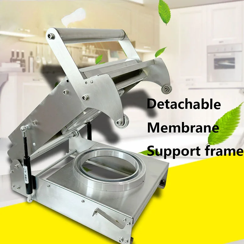 Round bowl cup sealing machine, instant noodles, handmade plastic commercial cup packing machine, takeaway bowl seam restaurant