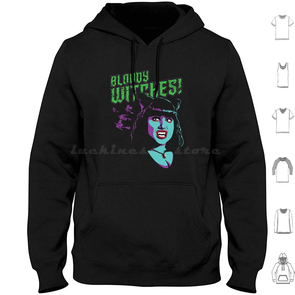 Witches! Hoodie cotton Long Sleeve What We Do In The Shadows Wwdits Nadja Vampire Taika Waititi Nandor Bat Horror Natasia