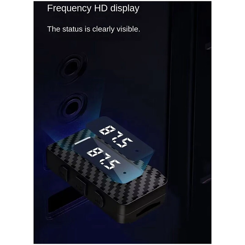 USB อะแดปเตอร์เสียงบลูทูธตัวรับสัญญาณบลูทูธเครื่องรับสัญญาณไร้สายรถบลูทูธ 5.0FM เครื่องส่งสัญญาณทนทาน