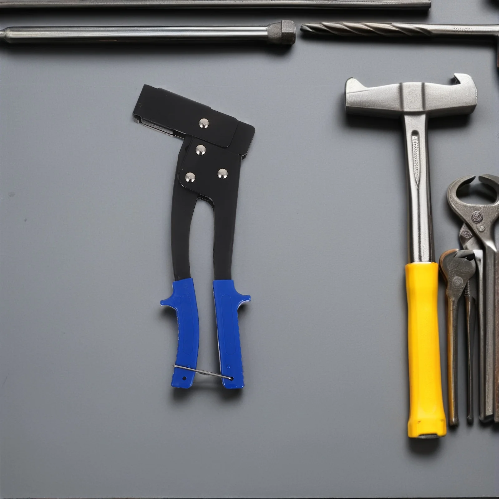 Pistola de anclaje de pared de alta resistencia, herramienta de remache de pared hueca para instalación de paneles de yeso, sujetador de ajuste de Metal con múltiples