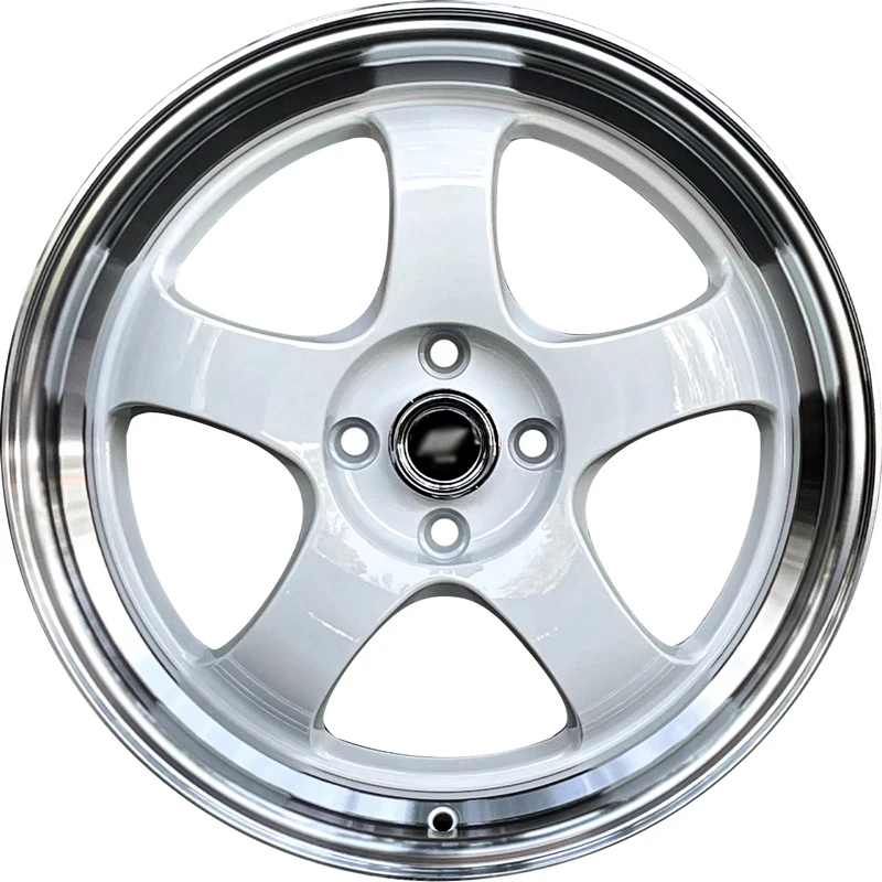 Hyper Black Polished Lip Car Wheels 5x114.3 5x112 18 19 Inch 5-spokes Wheel Rim For Scoda Octavia JettaF20,F30,F35,G20,G30,E9