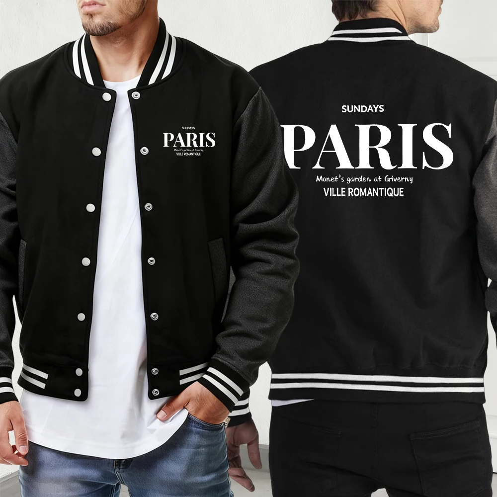 

Куртки унисекс с принтом Нью-Йорка, США, классическая спортивная одежда с карманами, уличная модная мужская одежда, осенняя свободная бейсбольная форма для мужчин