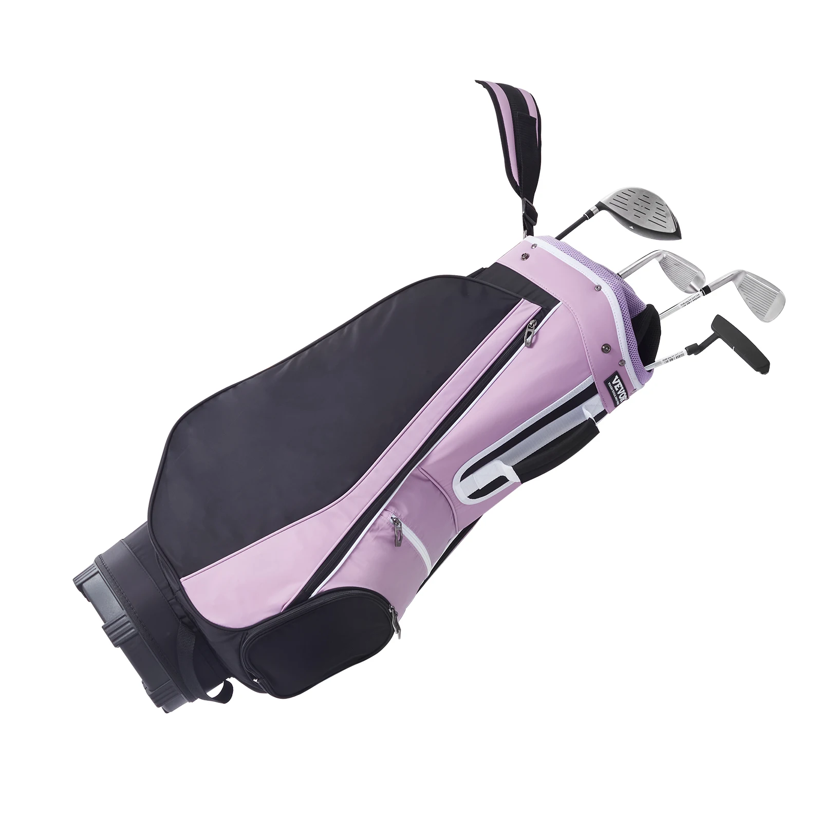 

SucceBuy Golf Cart Bag with 14 Way Organizer Divider Top, 36” Multiple Pockets Premium Cart Bag, Durable Golf Bags with Handles