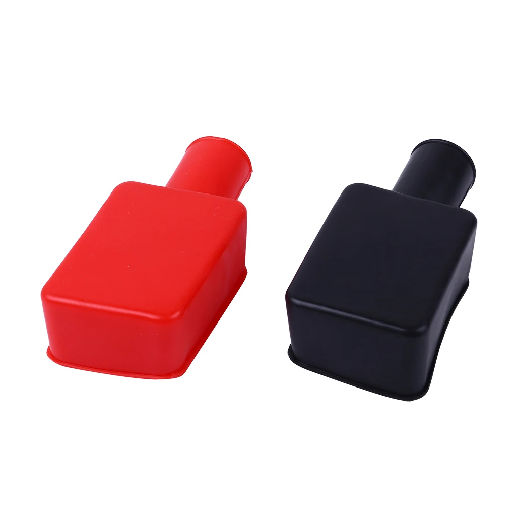 2pcs Car Positive Battery Terminal Insulating Cap Very Suitable For The Positive Battery Terminals Of Most Cars, Motorcycles, Tr