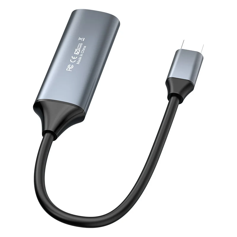 Cartão de captura de vídeo compatível com HDMI, Game Grabber, Gravar para Switch, Xbox, PS4, 5, Transmissão ao vivo, Tipo C USB 3.0, 2.0, 4K, 30Hz,