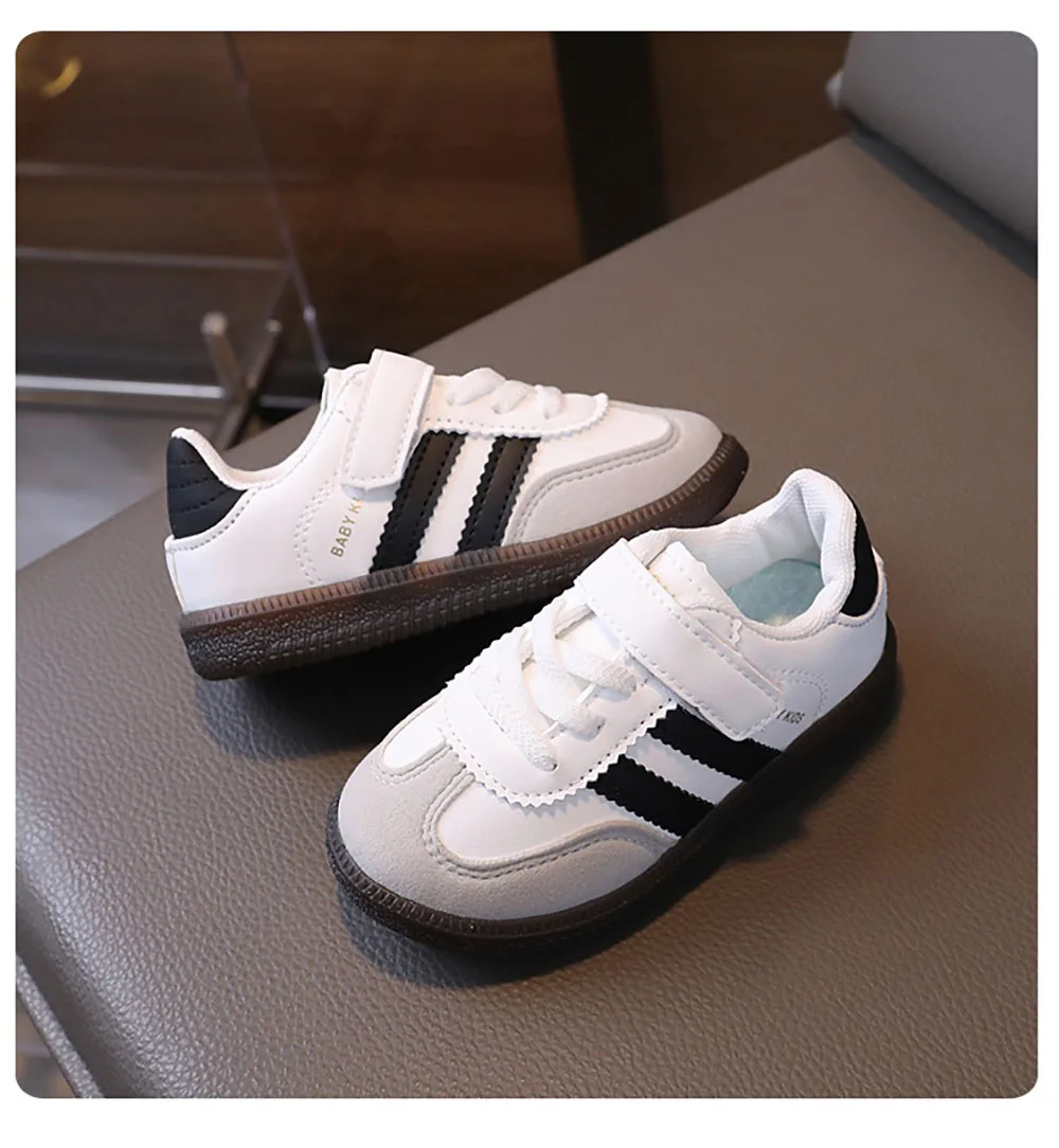 PU-Leder-Sportschuhe für Kinder, wasserdichte Mädchen-Turnschuhe mit weichen Sohlen, Ergonomie, rutschfeste Kleinkinderschuhe für Kinder – Detail 20
