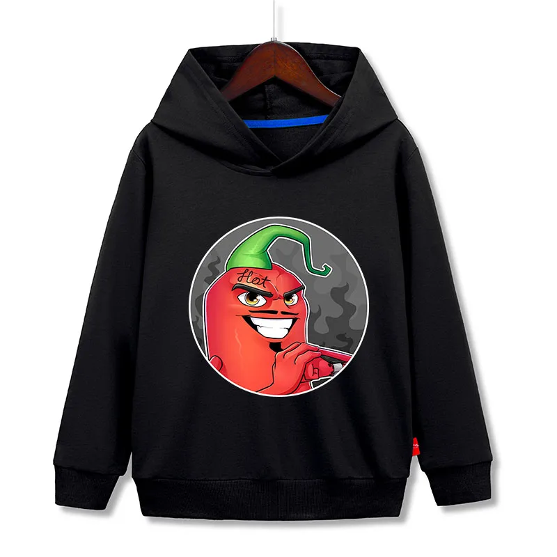 الأطفال هوديس اديسون Pts صبي فتاة الكرتون الهيب هوب قمصان سويت شيرت بقلنسوة عادية القطن الاطفال الطفل البلوز الملابس بلايز #2