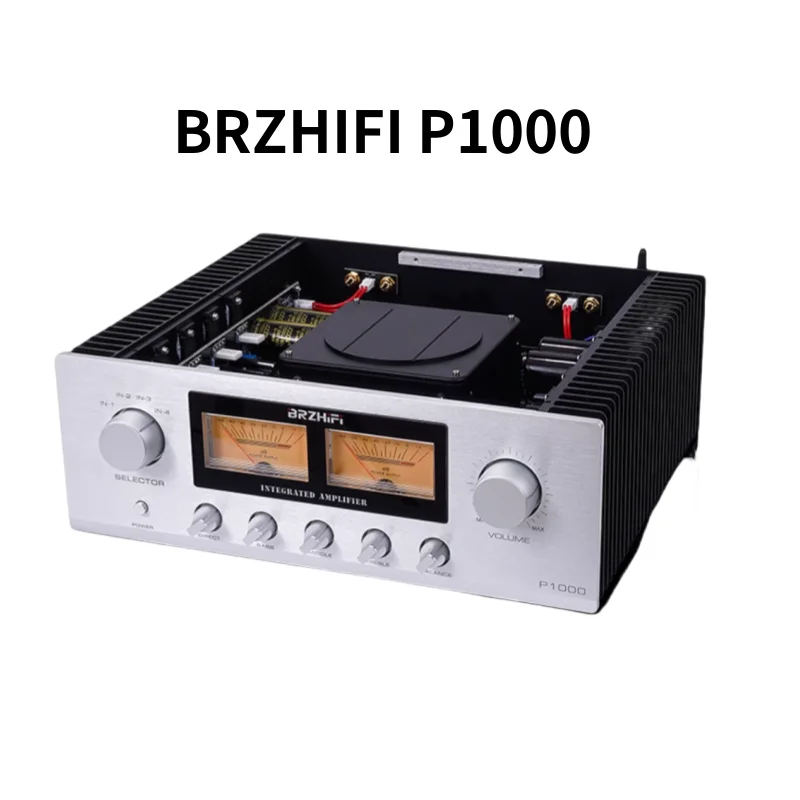 

BRZHIFI P1000 250W*2 line high temperature household high-power Class AB combined amplifier