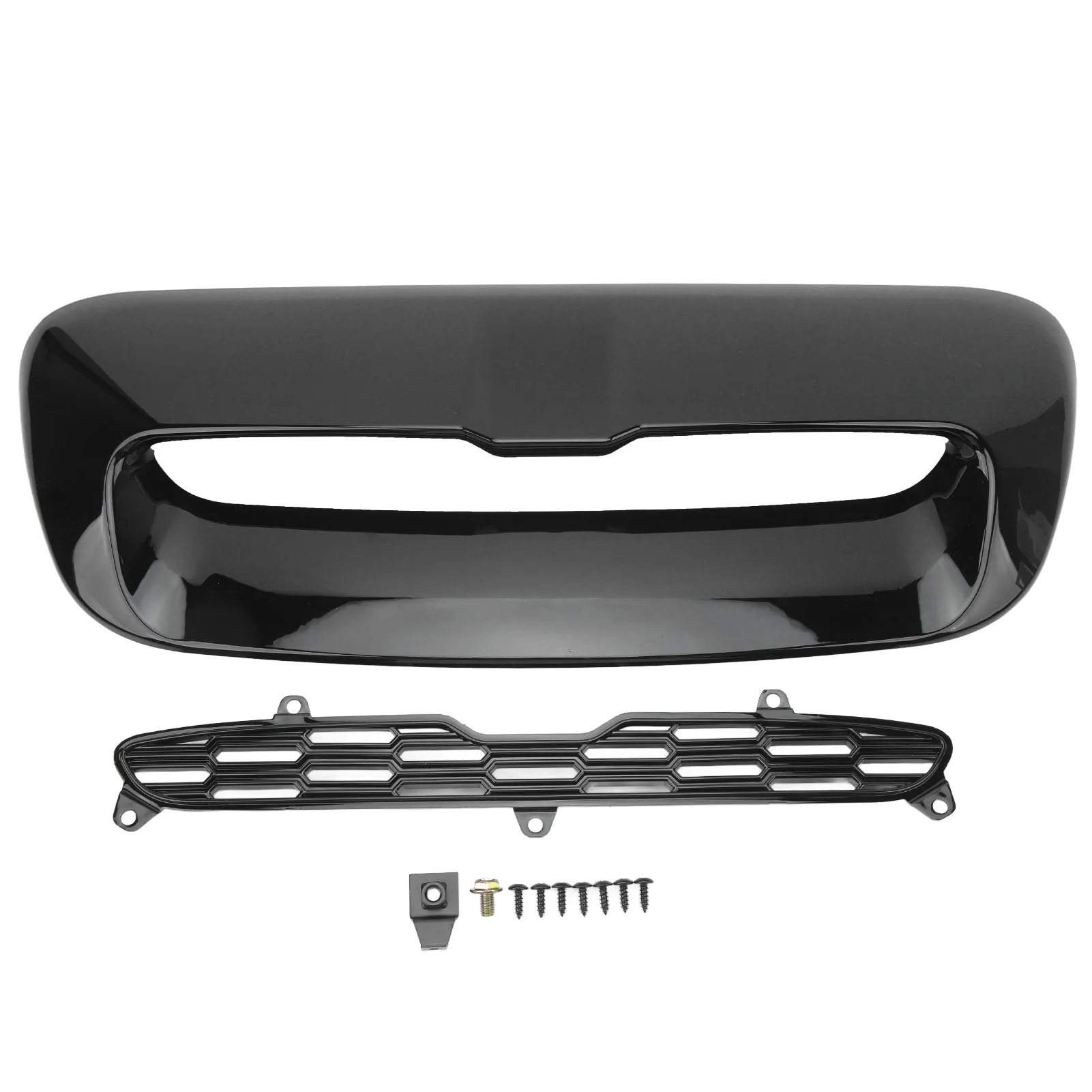 2 قطعة غطاء المحرك الأمامي تنفيس الكسوة مشرق الأسود منفذ الهواء غطاء استبدال لكوبر S R56 R55 R57 R58 R59 #2