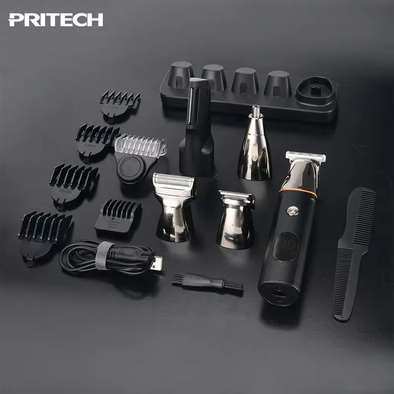 XIAOMI Youpin 5 in 1 Hair Trimmer Machine LCD Display Clippers Barber Professional Hair Cutting Machines Men's Electric Shaver image 6