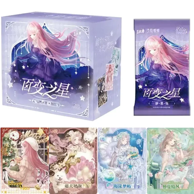 In Stock KAYOU Genuine Miracle Nikki Cards Variety Stars Wonder Pack Anime Peripheral Collection Cards Kids Toys Holiday Gifts