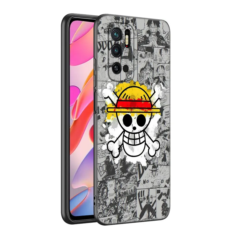 Anime Luffy Pirates King Phone Case For Xiaomi Mi 9 SE 8 10 10T 11 12 13 Lite 9T 11T 12S 12T 13T Pro 5G 11i 12X Black Cover