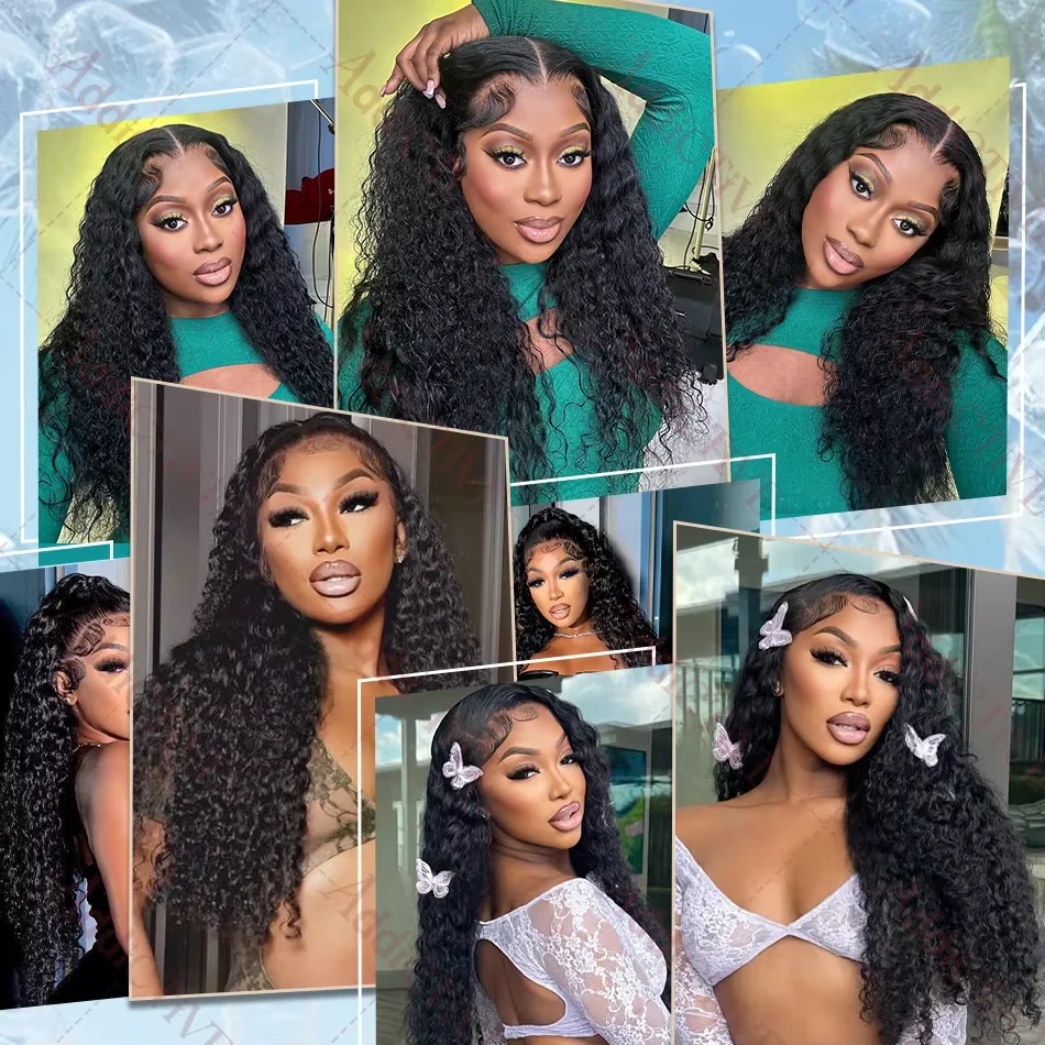 Keriting 13X6 HD 250% 30 40 Inci Wig Rambut Manusia Renda Depan Gelombang Dalam 13X4 Wig Renda Depan 5X5 Penutupan Tanpa Lem Wig Siap Pakai