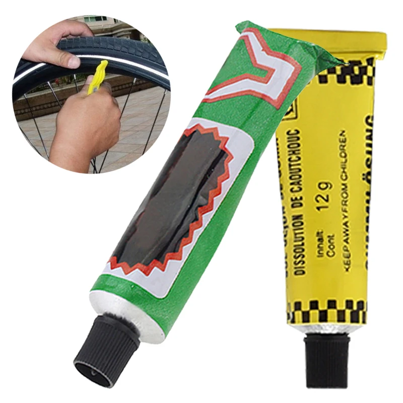 1/2Pcs Motorcycle Bicycle Strong Repairing Glue Auto Motorbike Scooter Tire Inner Tube Puncture Repair Tool Car Moto Accessories