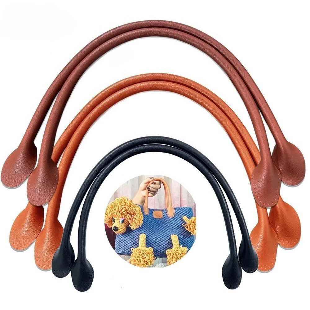 

42cm PU Leather Replacement Bag Handle Detachable Bag Belt DIY Gift Box Handle Handle Strap Handbag Band Bag Accessories