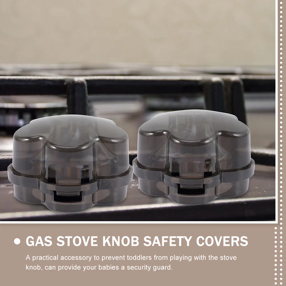 

6pcs Child Proof Knob Safety Covers Oven Burner Transparent Gas Stove Knob Protection For Kids Stove Covers For Child Safety