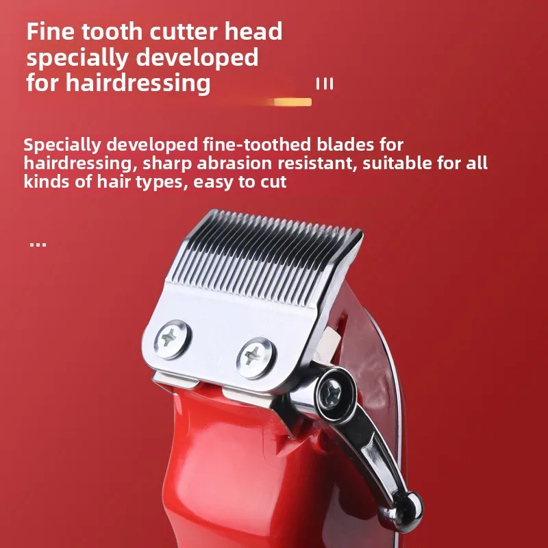 Kemei KM-3911 Professional Electric Hair Clipper for Salon, USB Rechargeable Men's Grooming Trimmer, Cordless Hair Clipper