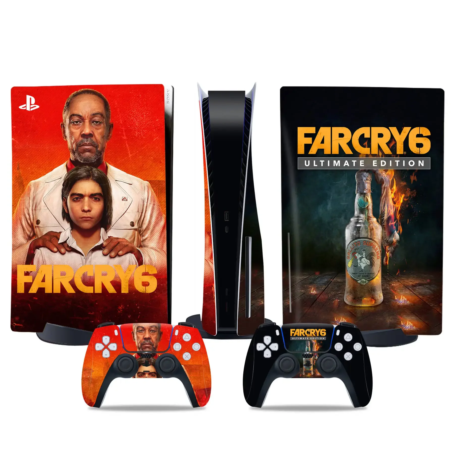 Dla standardowej konsoli dyskowej PS5 zdalny kalkomania skóry farcry 6