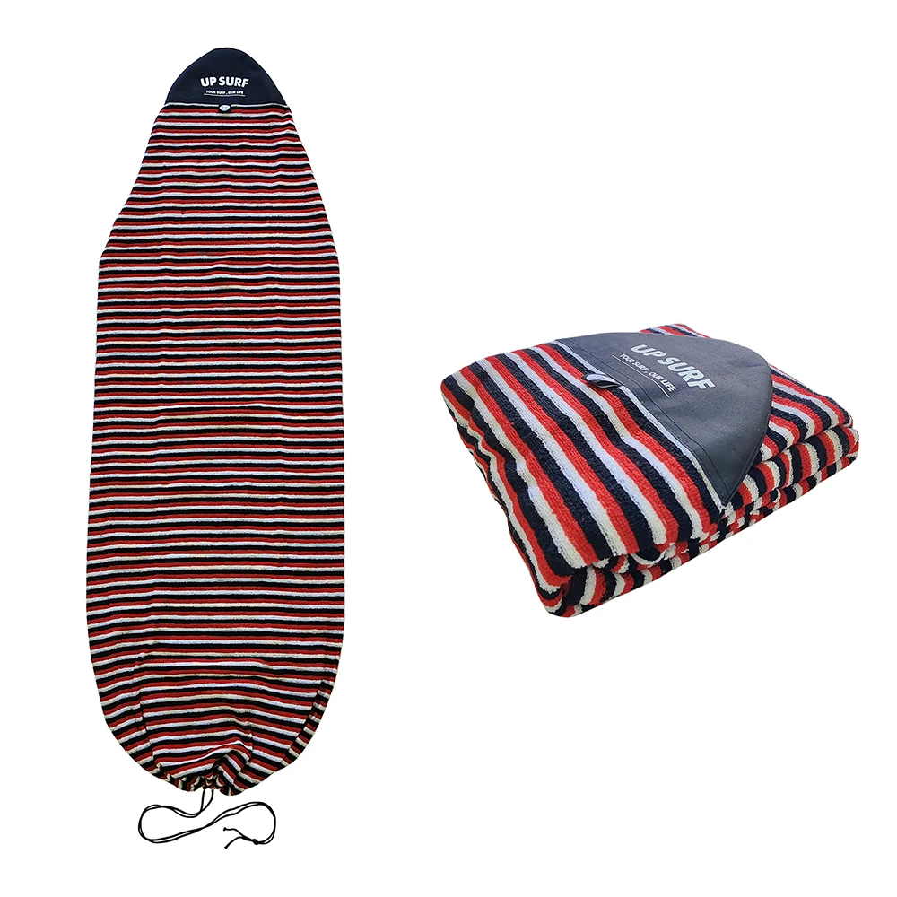 UP SURF Surf Socks 5.11ft/6.1ft/6.4ft/7.0ft/7.6ft Surfboard Bags Protective Surfboard Bags Striped Patterns