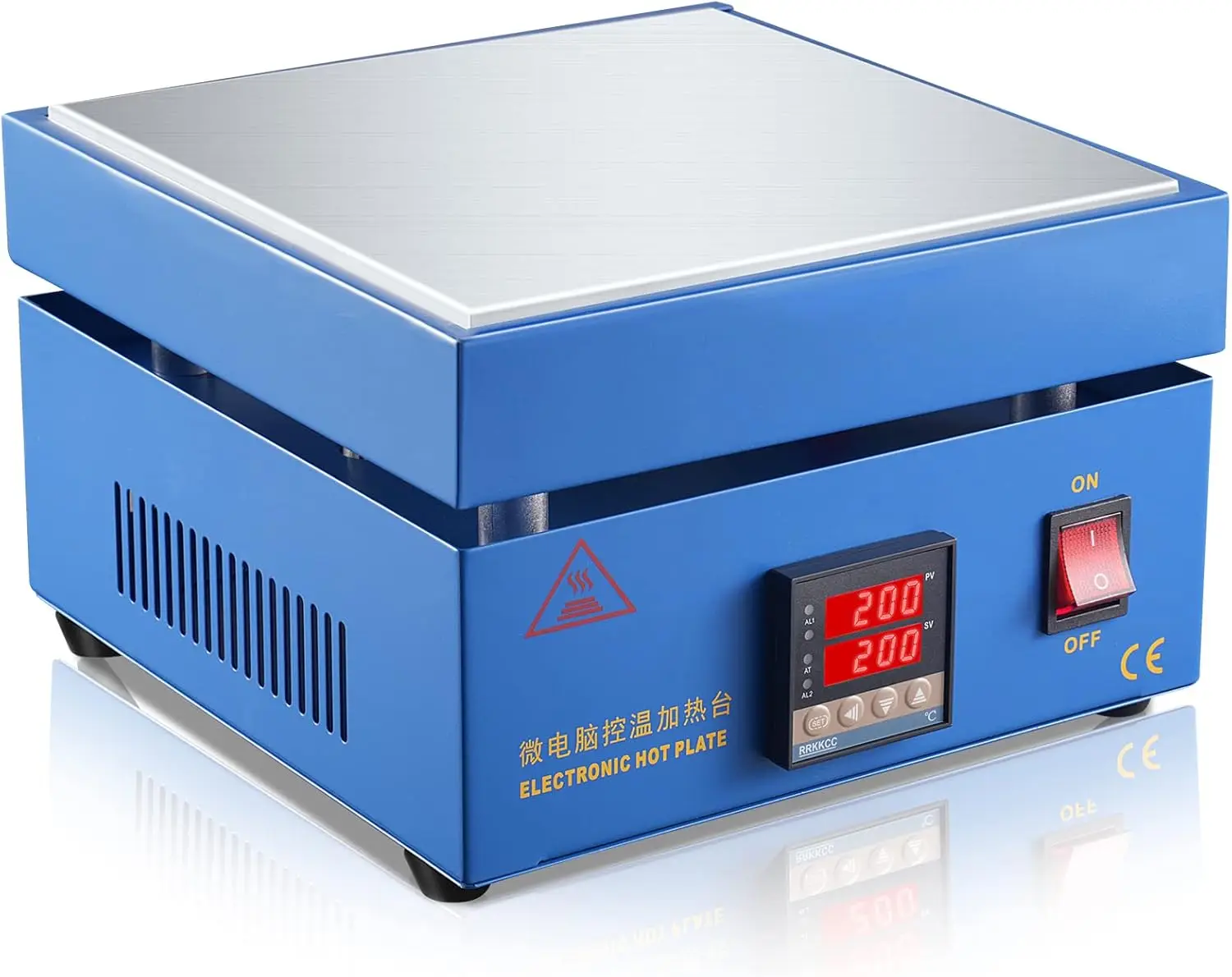 

110V 850W Soldering Hot Plate LED Preheat Station 200x200mm Rework Heater