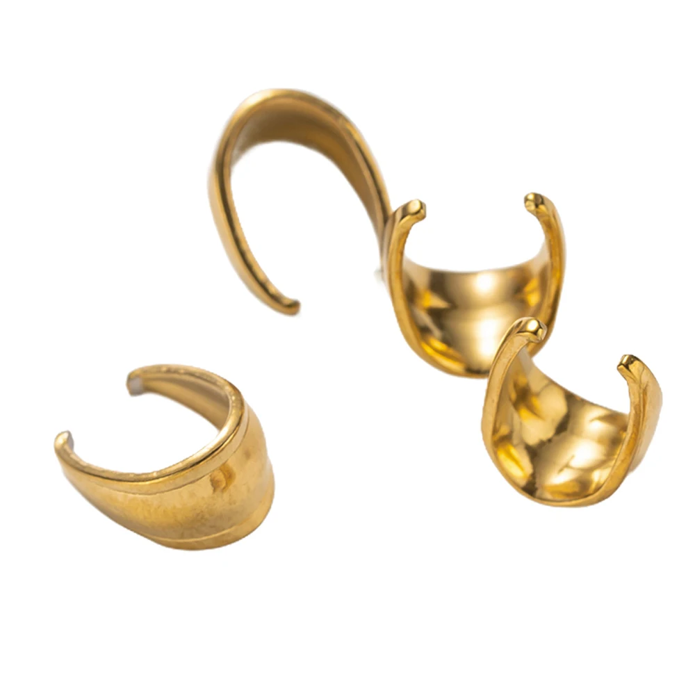 20 Stück/Set Edelstahl-Melonenschließe Schmuckverbinder für DIY-Halsketten, Armbänder, Anhänger, Bastelzubehör, Großhandel – Detail 5
