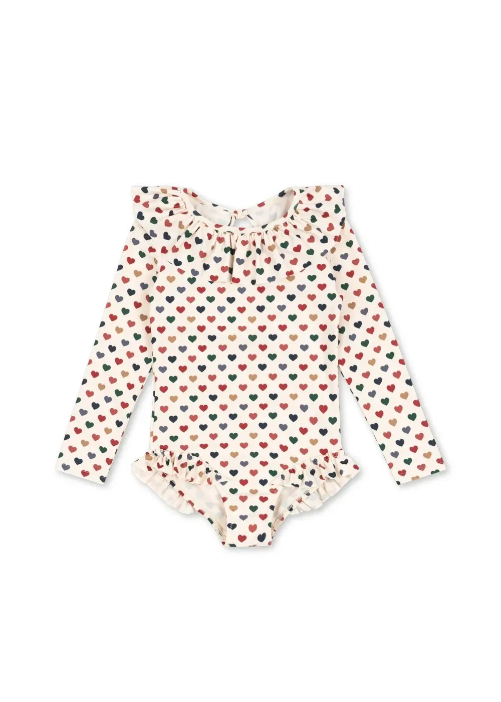 Zestawy strojów kąpielowych dla dzieci 2025 nowe letnie dziewczęce kostiumy kąpielowe z uroczym nadrukiem modne dziecięce zestawy bikini