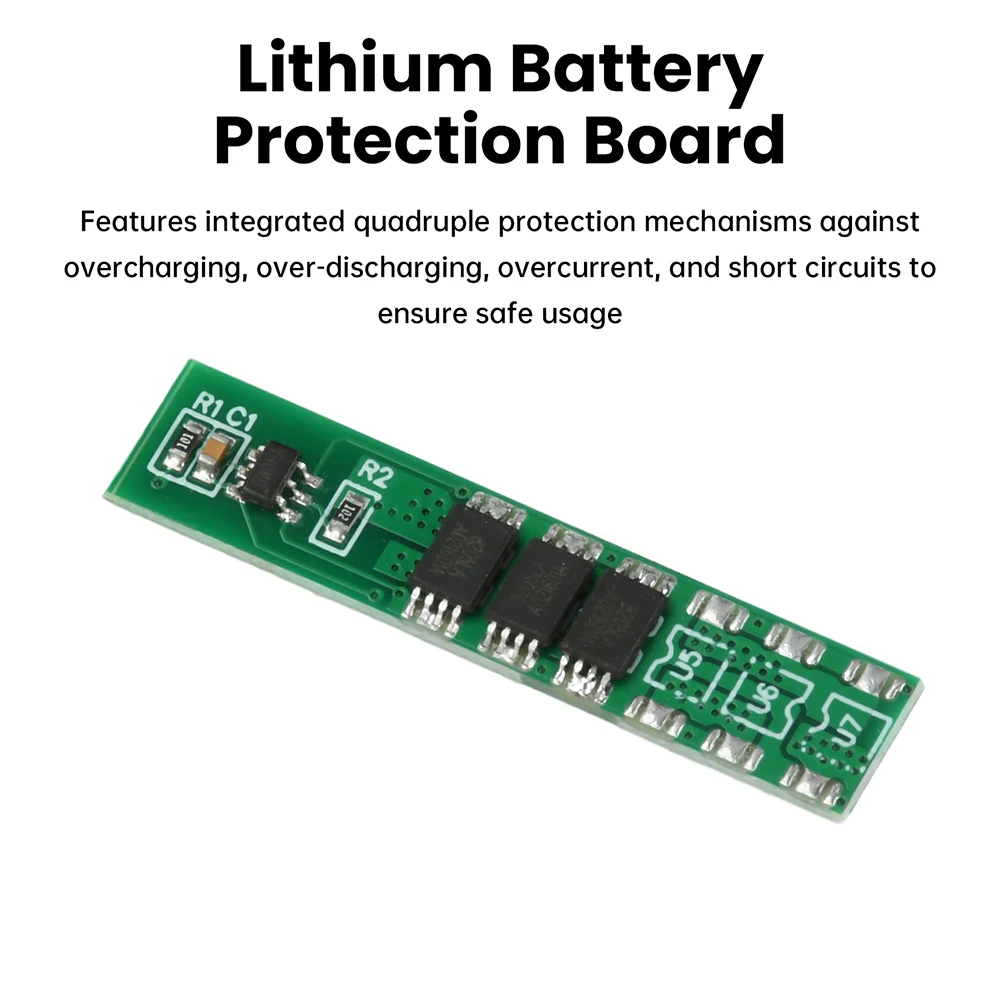 Panneau de Protection de batterie au Lithium 1S 3.7V, panneau de Protection polymère 3MOS 4MOS 6MOS 18650