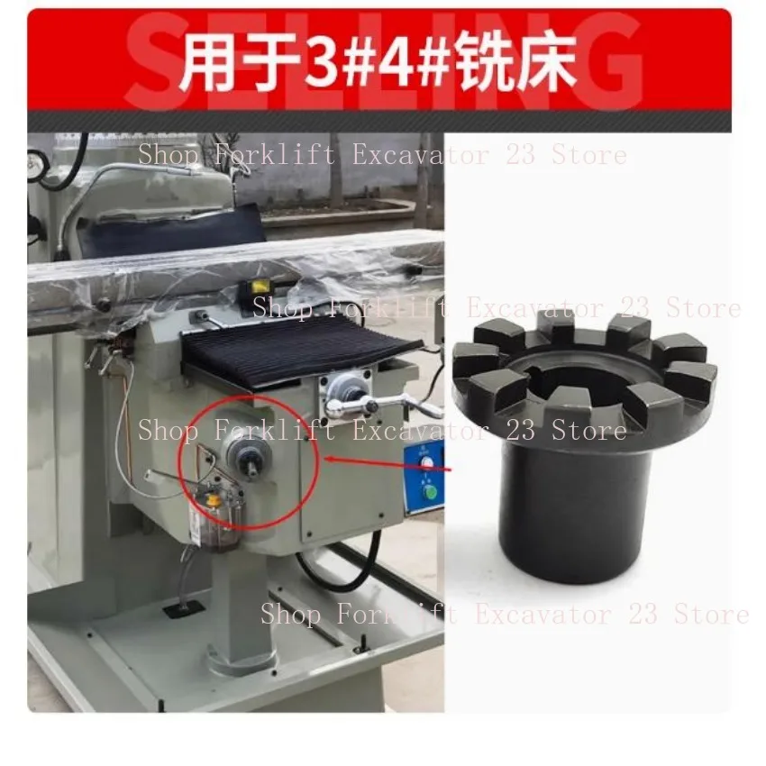 X/Y/Z Axis Scale Dial Ring Lock Mill Nut, C85 Gearshaft Clutch Insert Combining Tooth, CNC Vertical  Milling Machine Part
