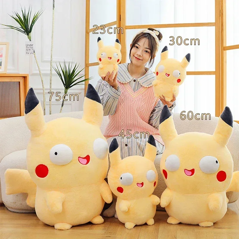 Pikachu Pokemon Plush Toys Large Anime Doll Cute Pillow Charmander Pokémon Bulbasaur Squirtle Stuffed Gift for Kids Christmas