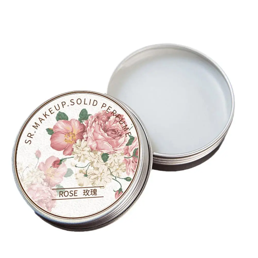 น้ําหอมแข็งแบบพกพา Balm น้ําหอมติดทนนานสดและสง่างามหญิง Solid น้ําหอม Body AROMA ของขวัญผู้หญิง