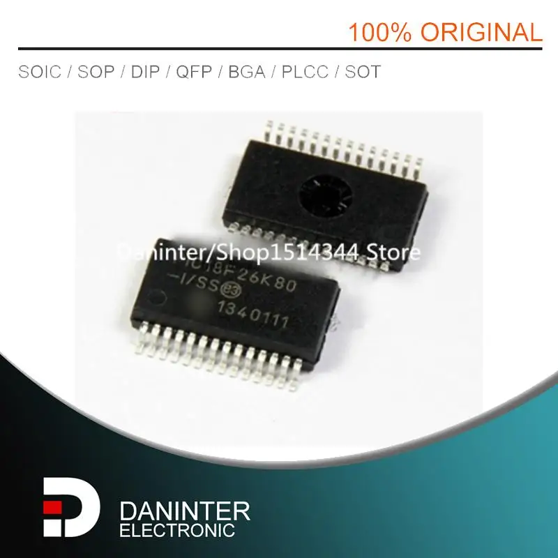 

new PIC18F26K80 PIC18F26K80-E PIC18F26K80-I/SS PIC18F26K80-E/ss PIC18F26K80-I SSOP28 10PCS/LOT
